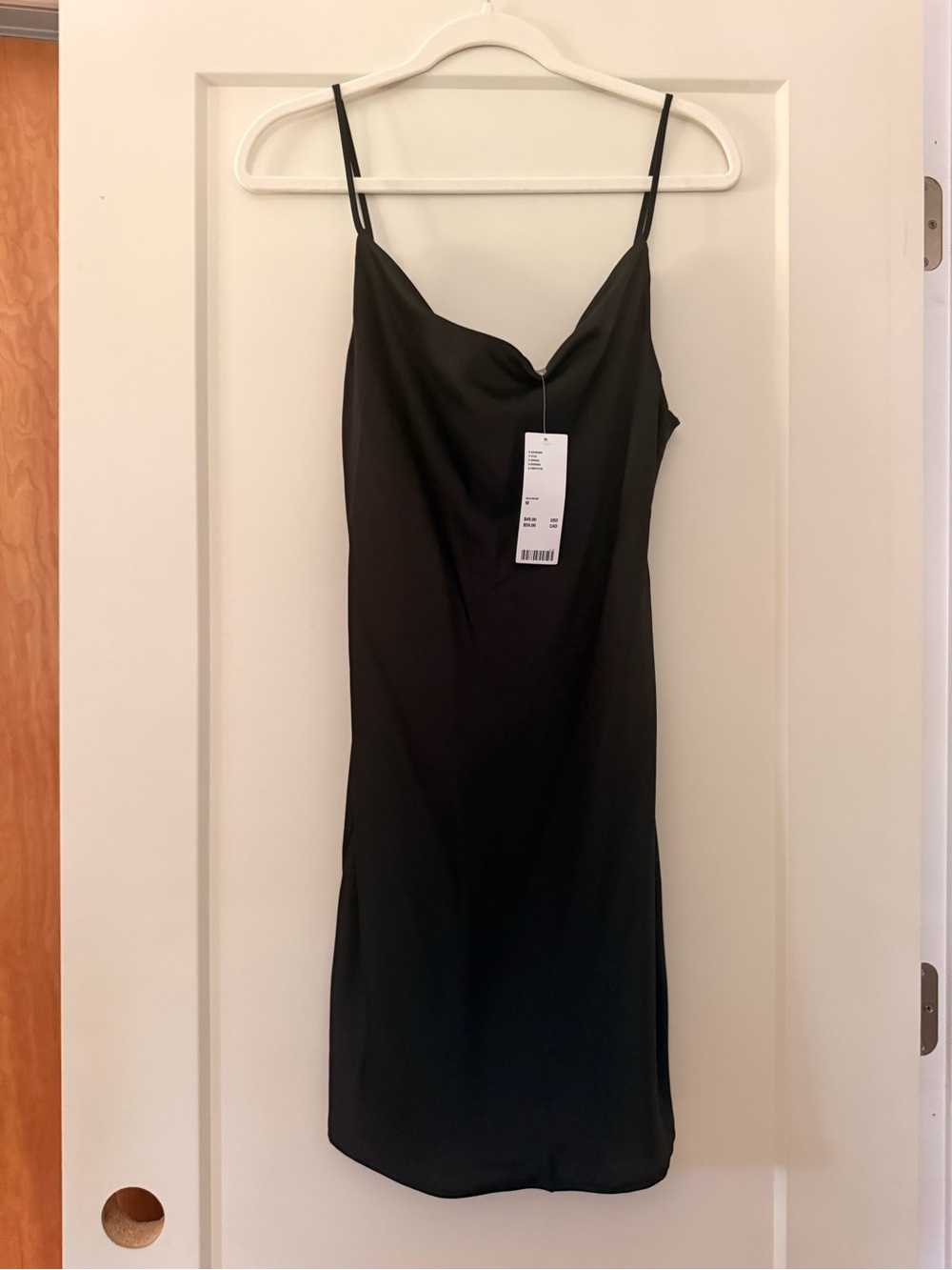 Urban Outfitters Black Cowl Neck Mini Dress